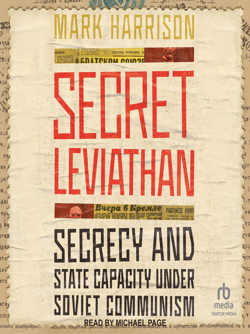 Title details for Secret Leviathan by Mark Harrison - Wait list